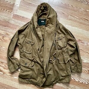 Kapital Katsuragi Ring Coat - Khaki/Gold - Size 3 (Made in + Purchased in Japan)